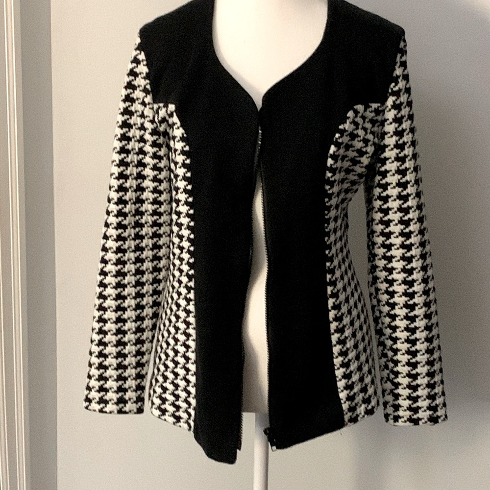 Herringbone design jacket